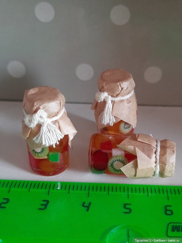 Баночки с компотом — Миниатюра для кукол (фото 8)