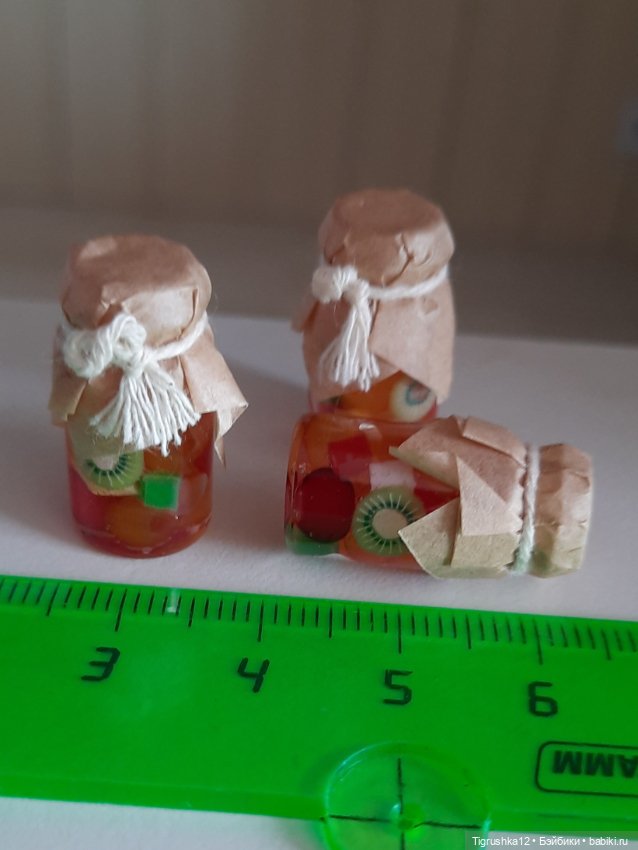 Баночки с компотом — Миниатюра для кукол (фото 9)