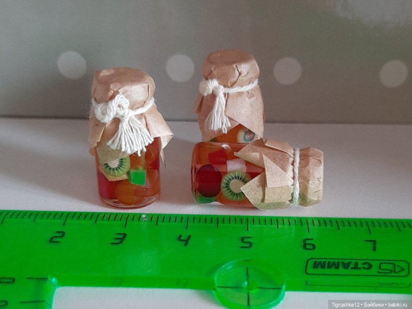 Баночки с компотом — Миниатюра для кукол (фото 7)