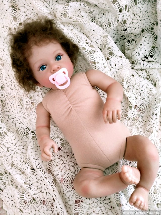 Кукла реборн мягконабивная 60 см (фото 4)