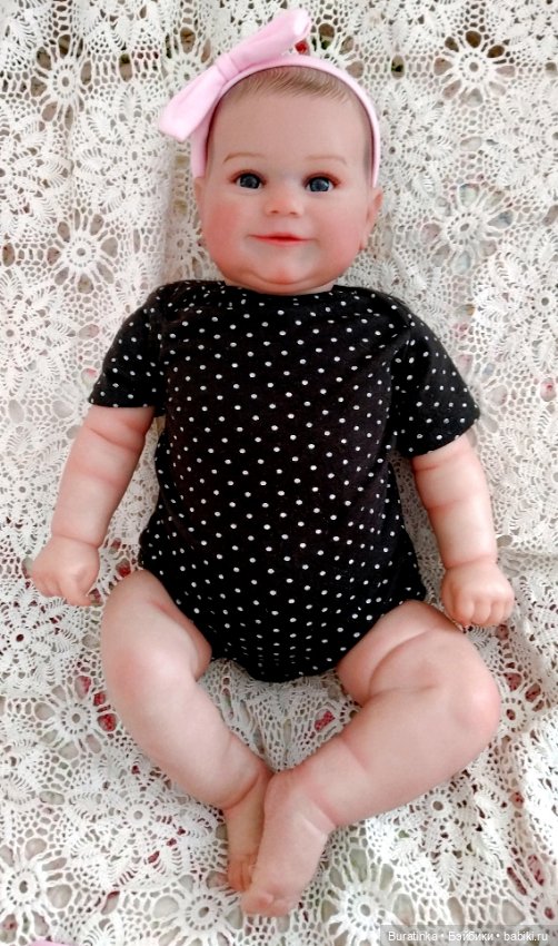 Кукла реборн мягконабивная 60 см (фото 3)