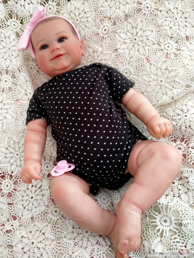 Кукла реборн мягконабивная 60 см (фото 8)