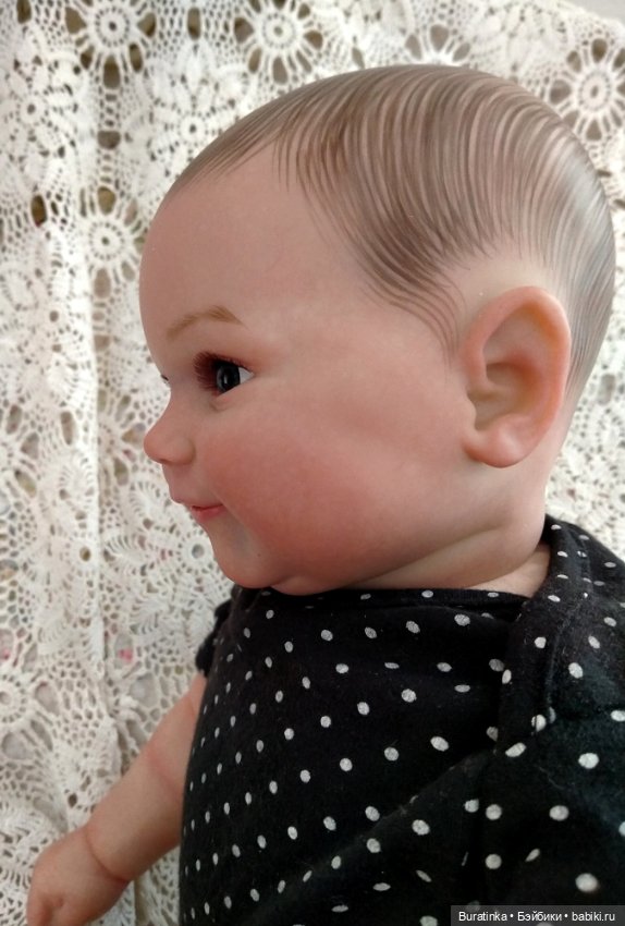 Кукла реборн мягконабивная 60 см (фото 5)