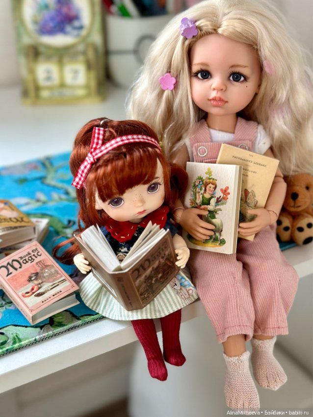 Книги с красивыми иллюстрациями для кукол, для румбоксов, 1:4, 1:6 (фото 4)