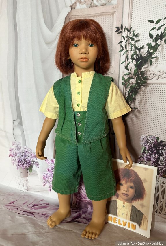 Рыжий конопатый Мелвин (Melvin) от Annette Himstedt. 1994/1995 год (фото 7)