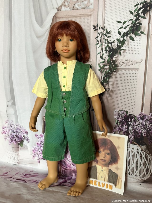 Рыжий конопатый Мелвин (Melvin) от Annette Himstedt. 1994/1995 год (фото 8)