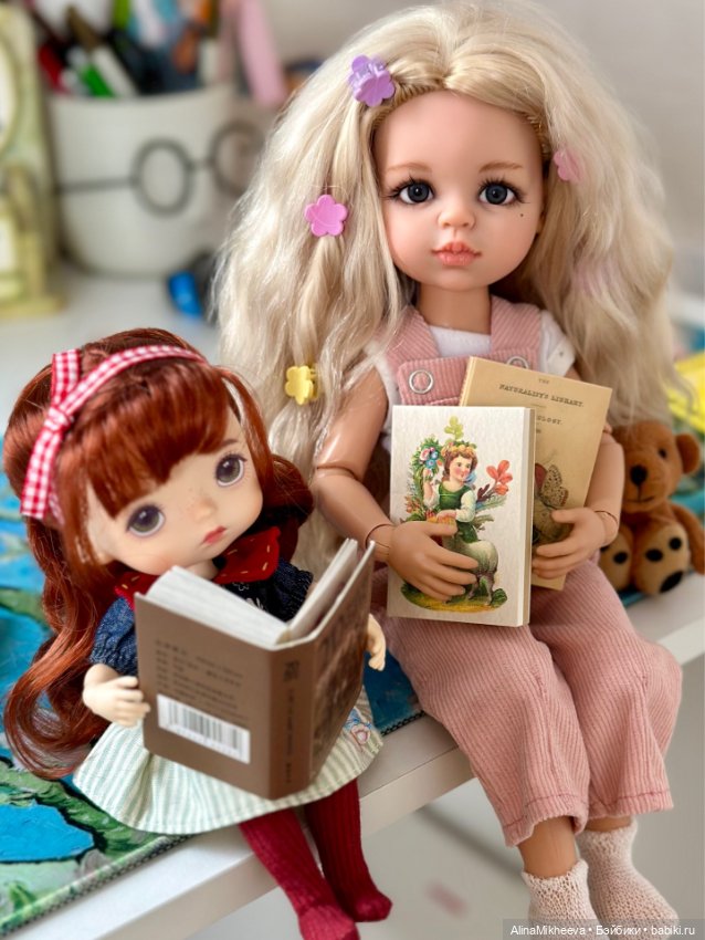 Книги для кукол и румбоксов с красивыми иллюстрациями, 1/4, 1/6 (фото 2)