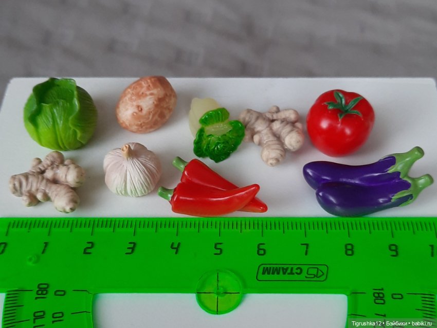 Набор овощей в кукольный домик (фото 5)