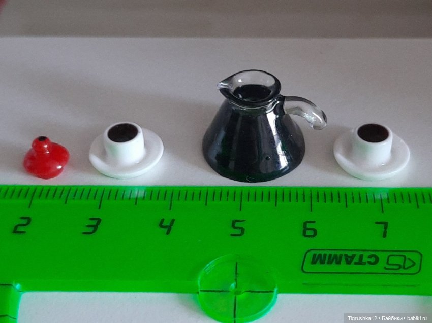 Кофейный набор — Миниатюра для кукол (фото 4)