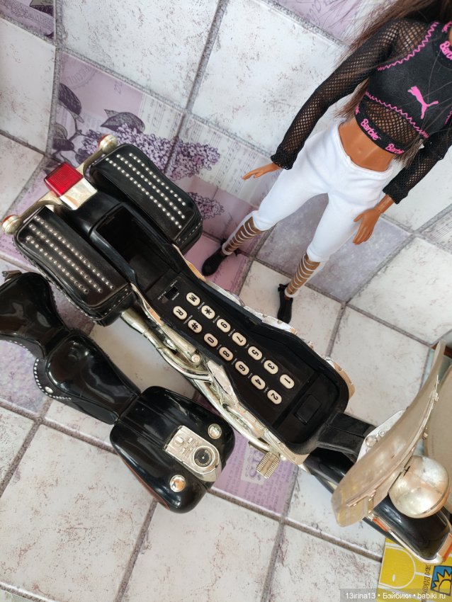 Байк для кукол 1:6 — Миниатюра для кукол (фото 3)