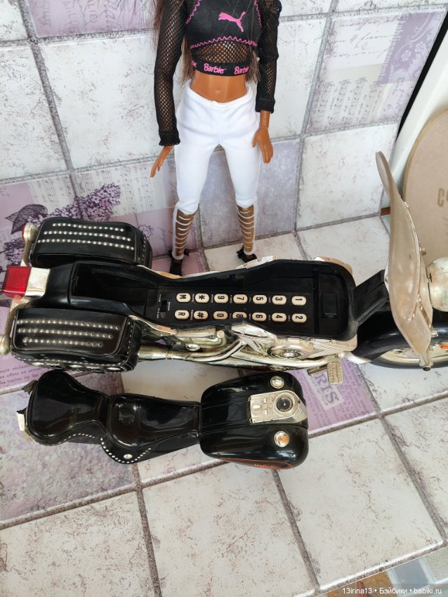 Байк для кукол 1:6 — Миниатюра для кукол (фото 7)