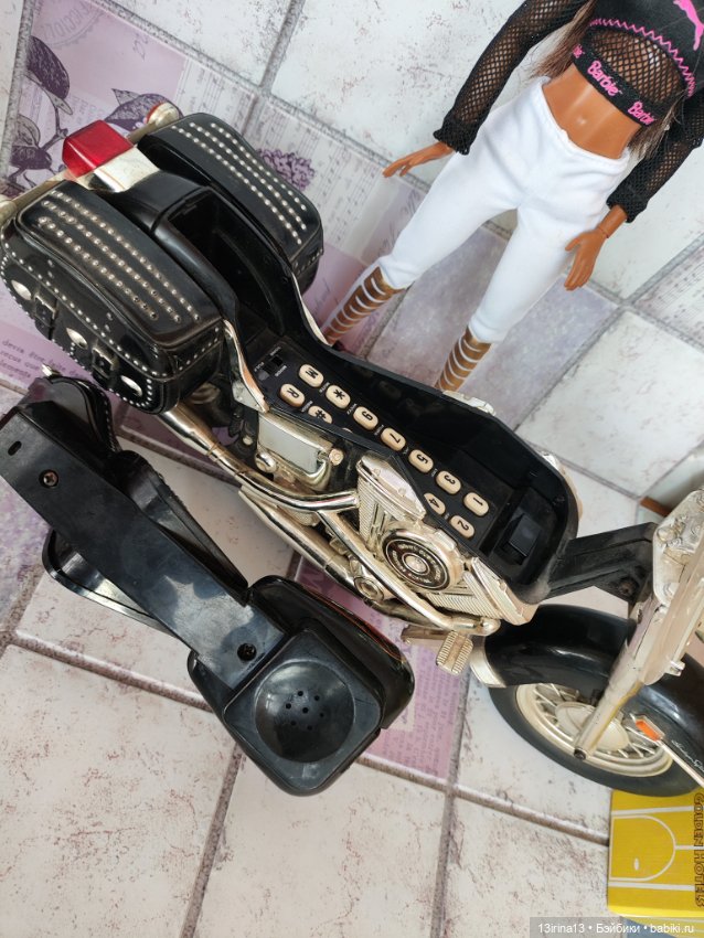 Байк для кукол 1:6 — Миниатюра для кукол (фото 2)