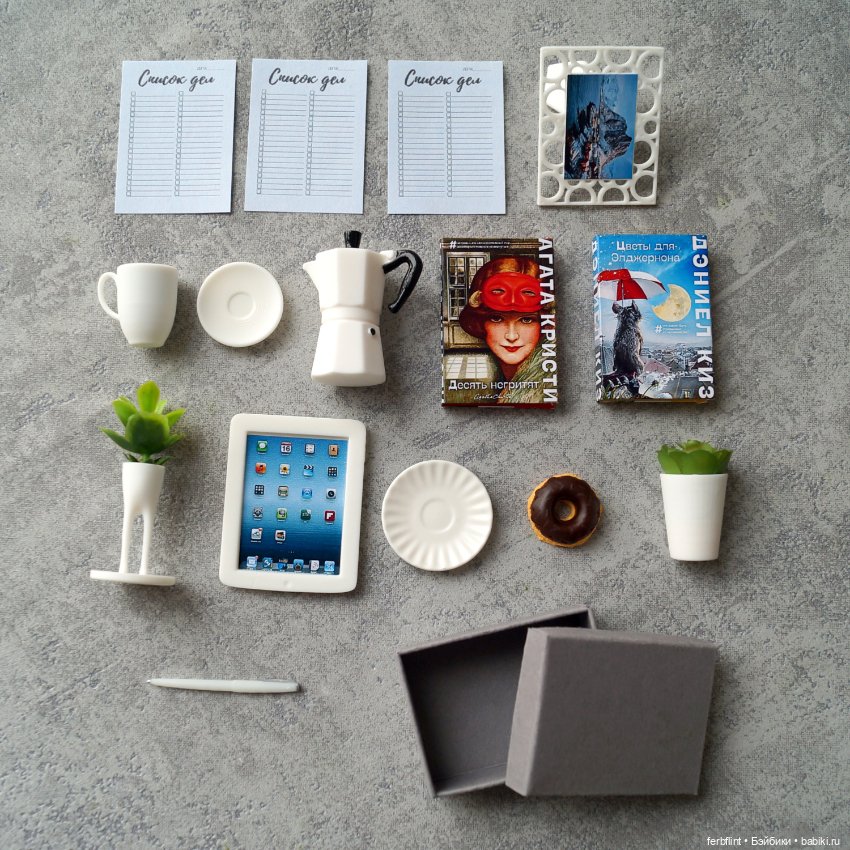 Настольный набор №5 масштаб 1:6 (фото 5)