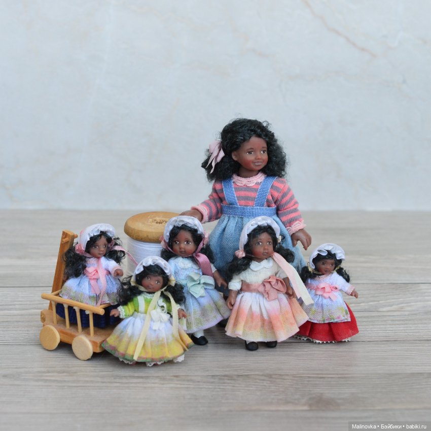 Миниатюрная кукла 4 см — Авторские куклы