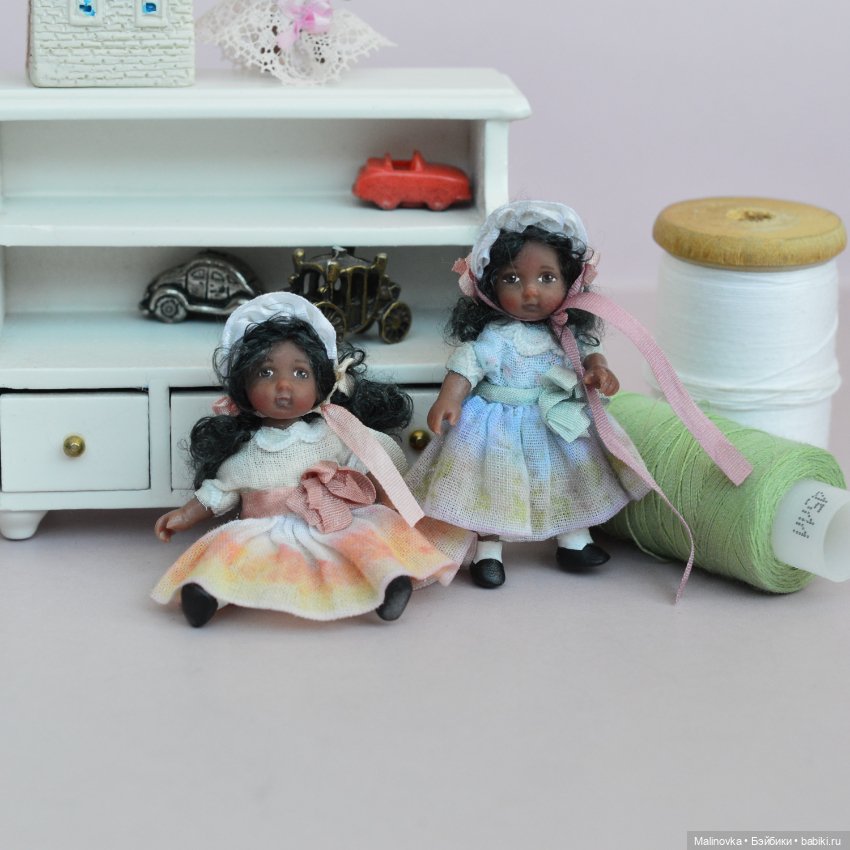 Миниатюрная кукла 4 см — Авторские куклы (фото 5)