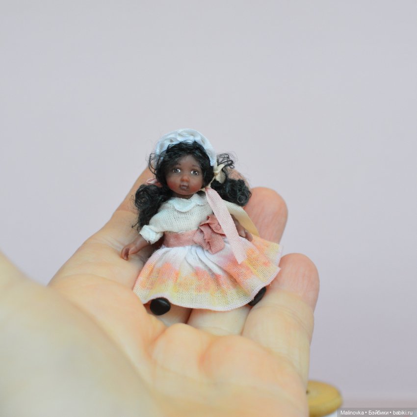 Миниатюрная кукла 4 см — Авторские куклы
