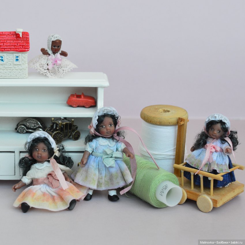 Миниатюрная кукла 4 см — Авторские куклы (фото 9)