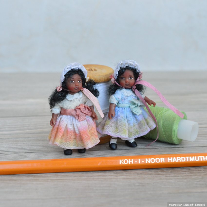 Миниатюрная кукла 4 см — Авторские куклы (фото 7)