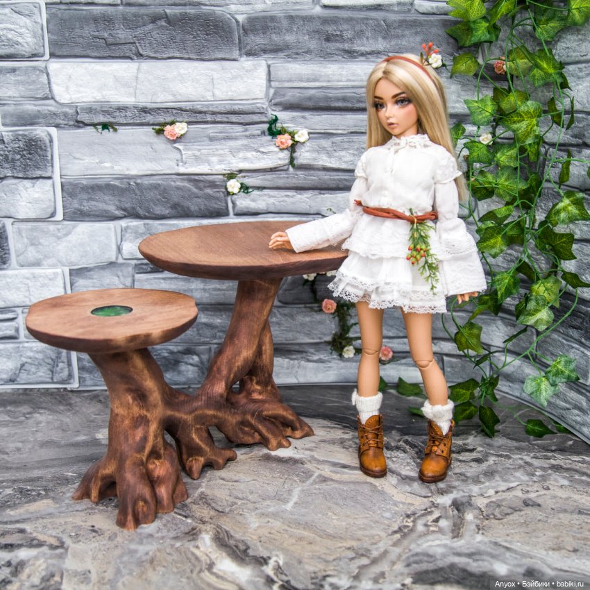 Стол Ведьмочки 2х- ярусный, с эпоксидкой (фото 7)