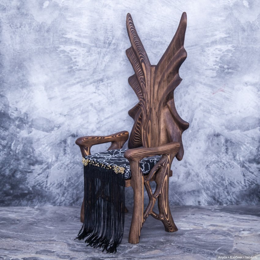 Трон для 1/4 - Ручная Работа (Древо, 2 подушки в комплекте) (фото 9)