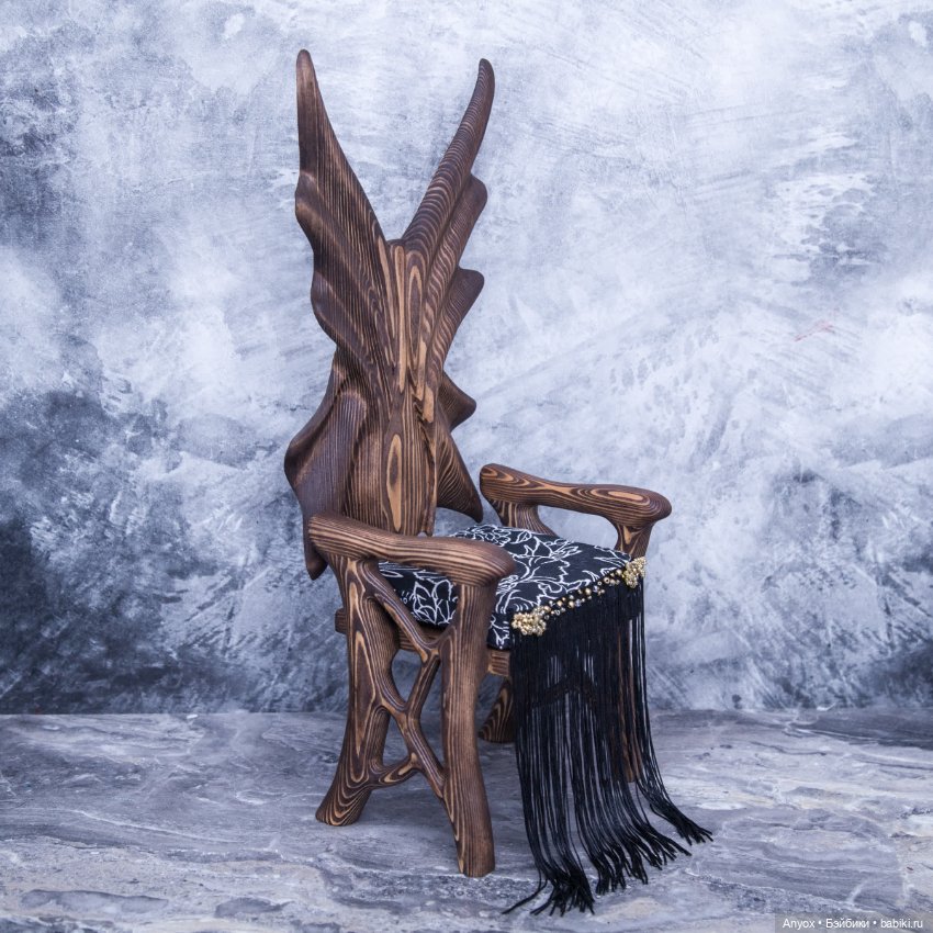 Трон для 1/4 - Ручная Работа (Древо, 2 подушки в комплекте) (фото 10)