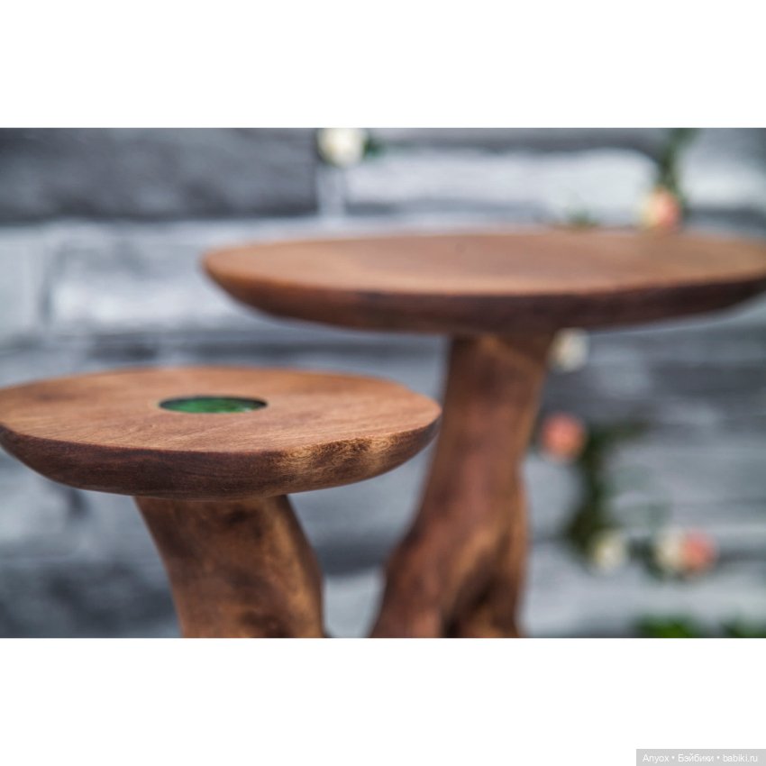 Стол Ведьмочки 2х- ярусный, с эпоксидкой (фото 9)