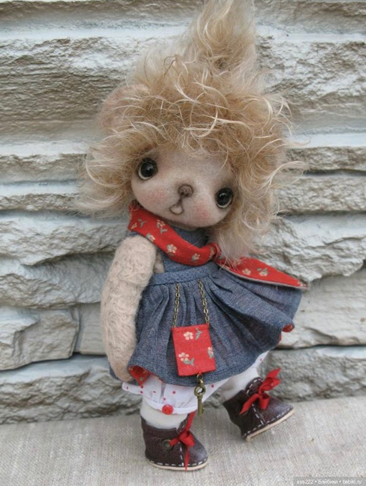 Мишка Елены Майоренко — Авторские игрушки (фото 4)