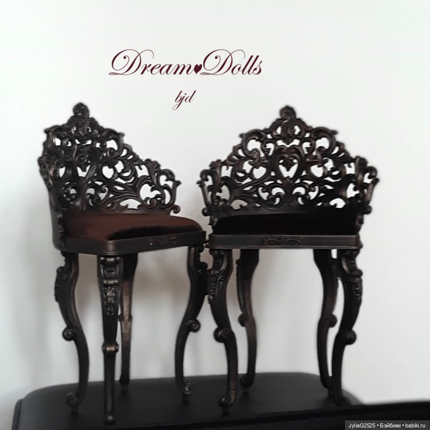 Кресло высокое "Медуза" — Кукольная мебель (фото 4)