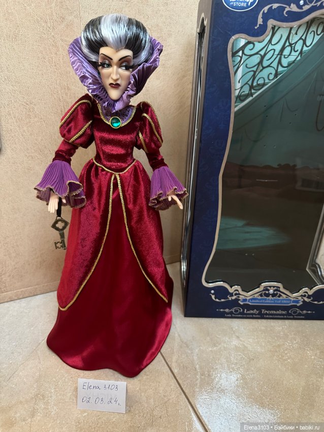 Кукла Леди Тремен мачеха Золушки Лимитированный выпуск Дисней (фото 8)