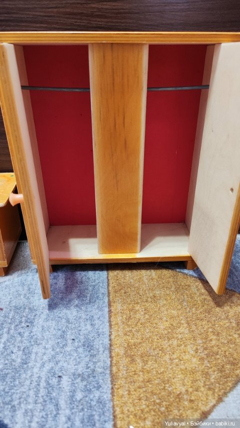 Деревянная мебель СССР для кукол (фото 6)