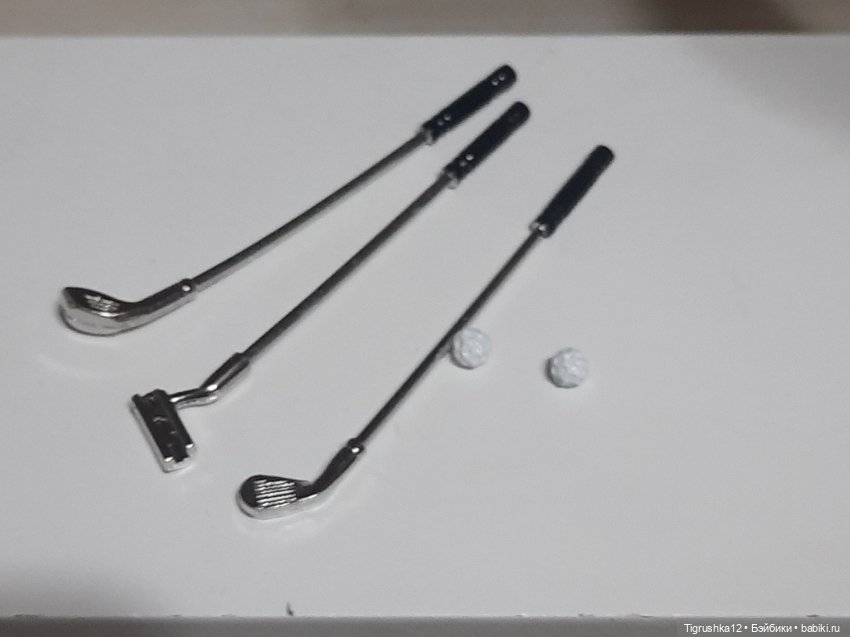 Набор для игры в гольф — Миниатюра для кукол