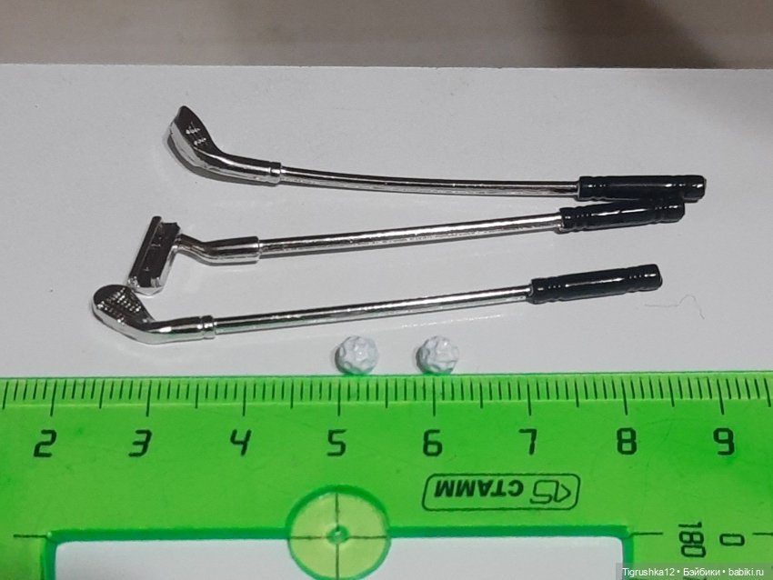 Набор для игры в гольф — Миниатюра для кукол (фото 4)