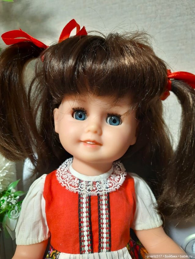 Винтажная кукла и игрушка детства - Очень редкая ,красивая, улыбчивая ...