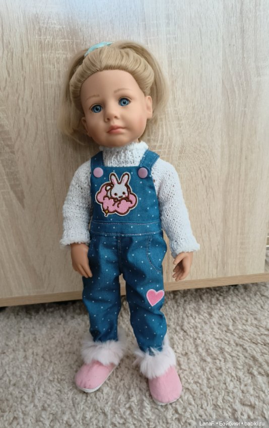 Одежда комбинезон микро вельвет для готц 36 литтл кидс little kids ella lotta (фото 2)