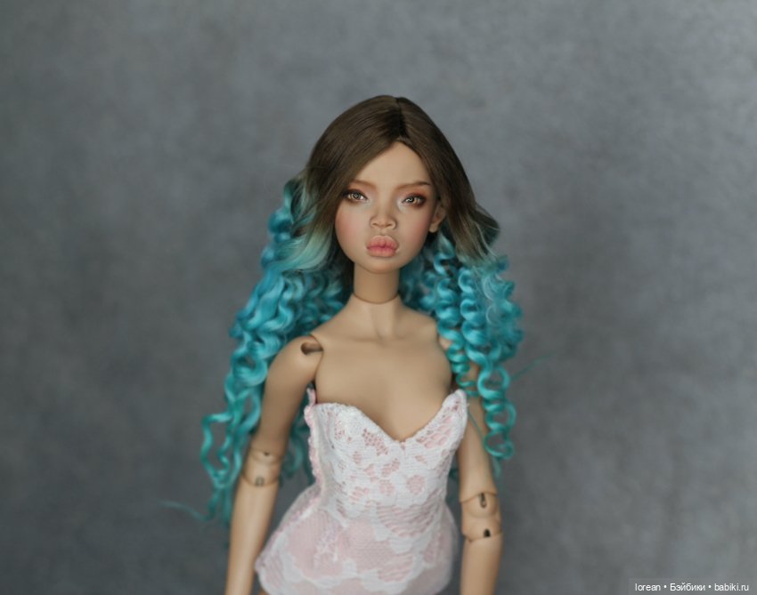 Парик из альпаки сури для Popovy Sisters