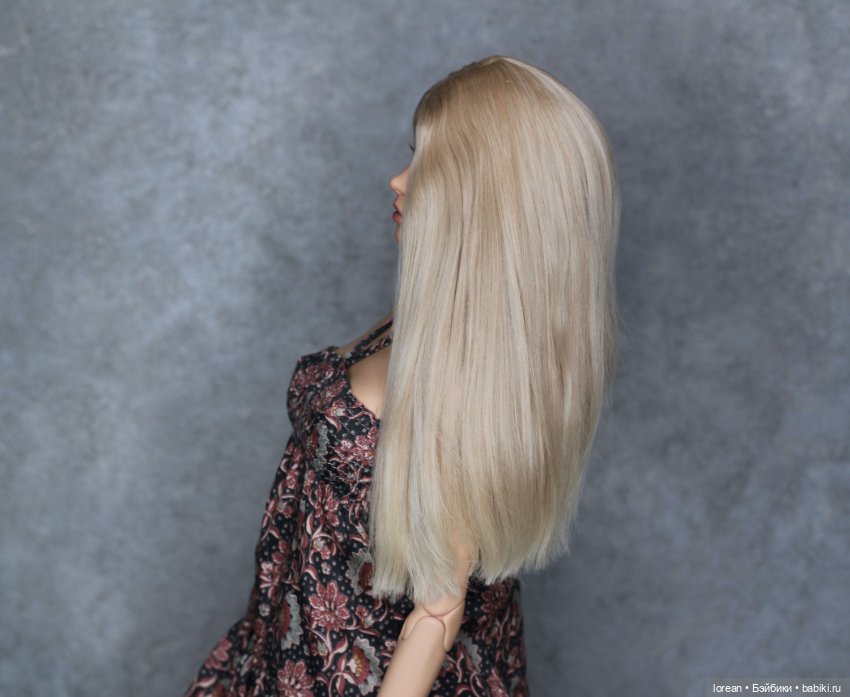 Парик из Альпаки сури для Dollshe Diana SD (фото 7)