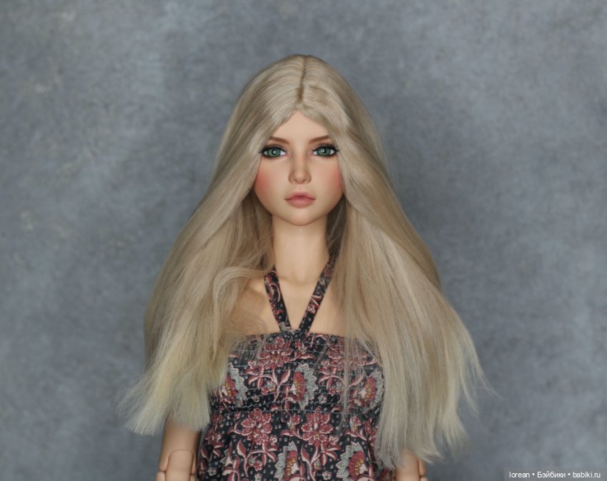Парик из Альпаки сури для Dollshe Diana SD (фото 2)
