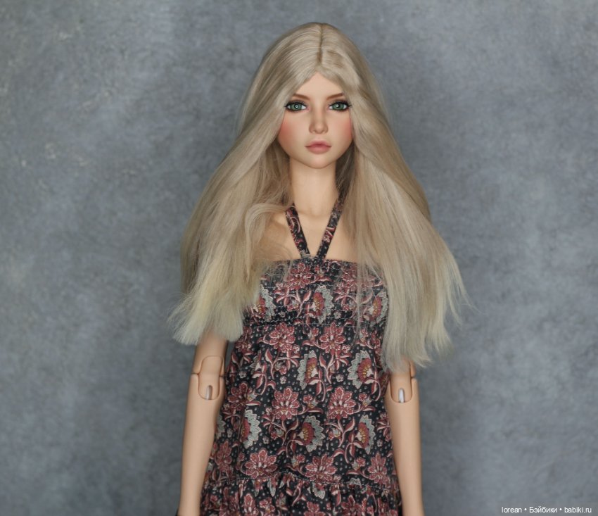 Парик из Альпаки сури для Dollshe Diana SD (фото 4)