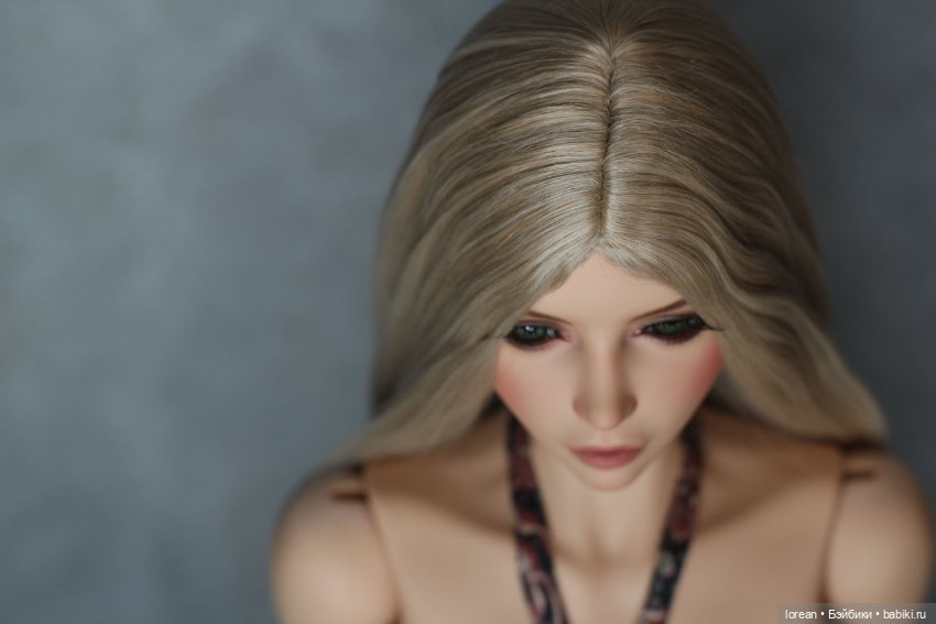 Парик из Альпаки сури для Dollshe Diana SD (фото 6)