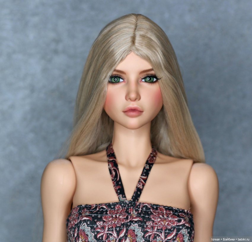 Парик из Альпаки сури для Dollshe Diana SD (фото 3)