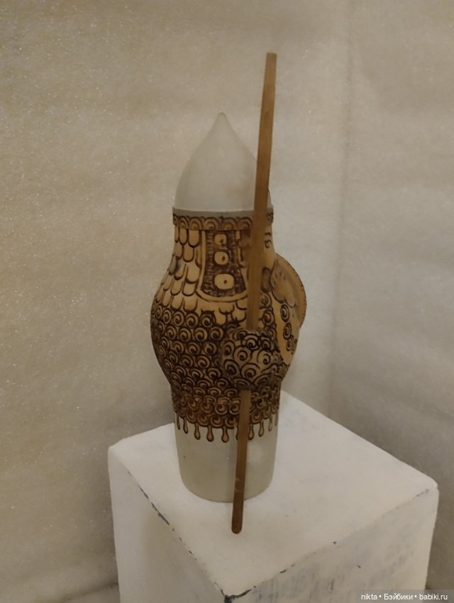 Богатырь СССР Роспись, выжигание (фото 2)