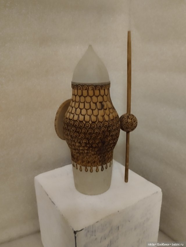 Богатырь СССР Роспись, выжигание (фото 3)