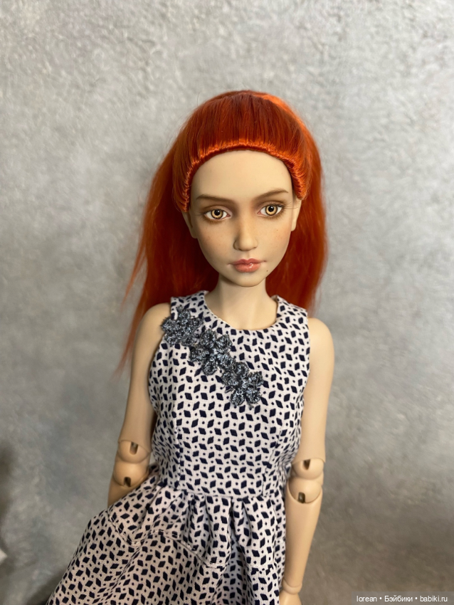 Парик хвост из ангорской козы для tender creation dolls (фото 5)