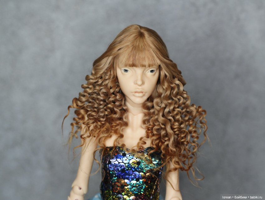 Парик из альпаки сури для Pasha Pasha mini (Паша мини)