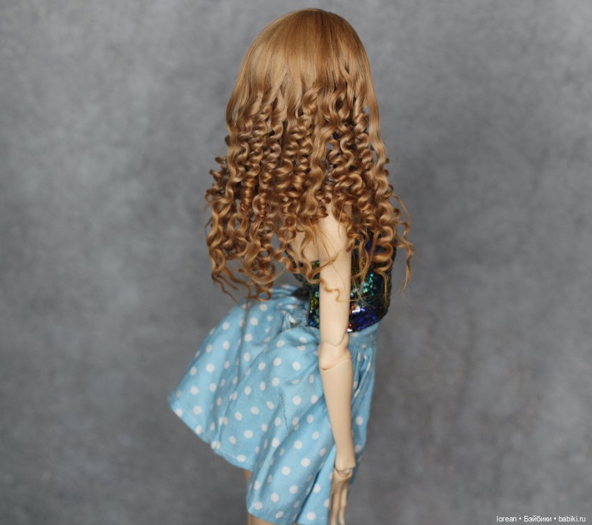 Парик из альпаки сури для Pasha Pasha mini (Паша мини) (фото 4)