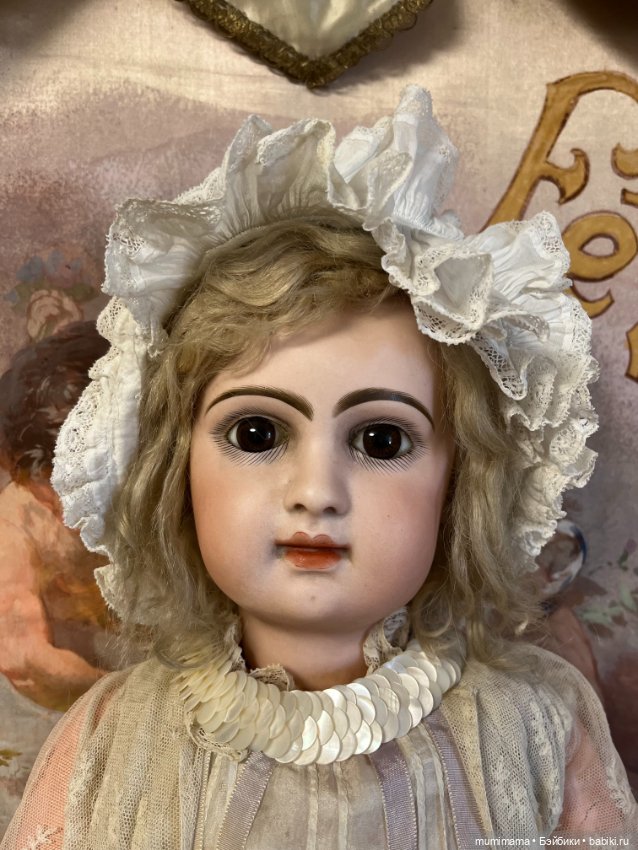 Большая антикварная француженка Bebe Jumeau B 12 R рост 70 см (фото 10)