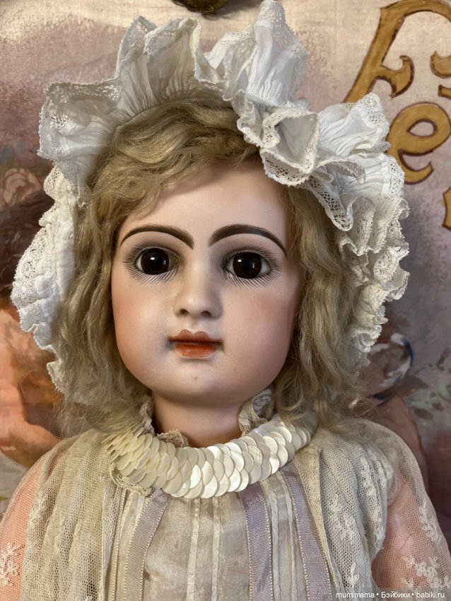 Большая антикварная француженка Bebe Jumeau B 12 R рост 70 см (фото 5)