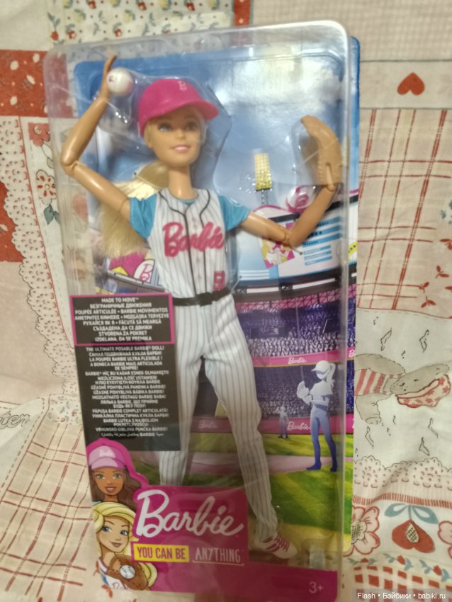Барби безграничные движения бейсбол (фото 8)