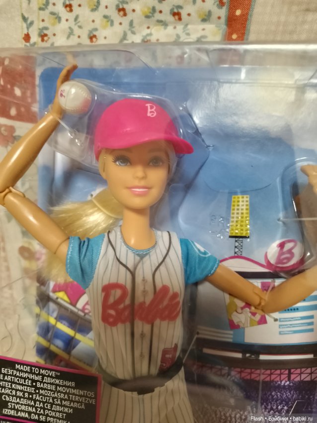 Барби безграничные движения бейсбол (фото 7)