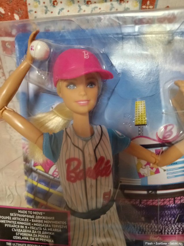 Барби безграничные движения бейсбол (фото 2)